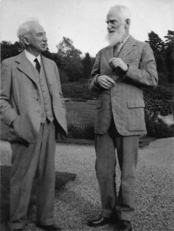 TJ and George Bernard Shaw